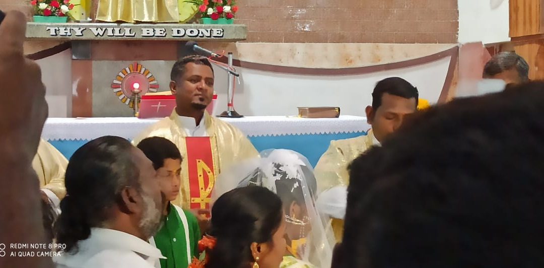 Father Nathan Presides at Wedding in India