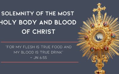 From The Desk Of Father Nathan | June 12, 2022 | The Solemnity of the Body and Blood of Christ